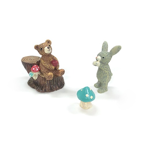 버섯나무 곰돌이와 토끼
