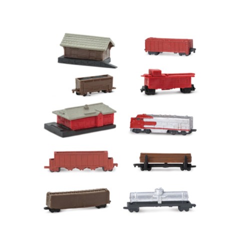 다양한 종류의 기차들