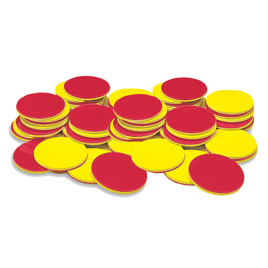 수세기 칩(빨강&amp;노랑, 200개)
