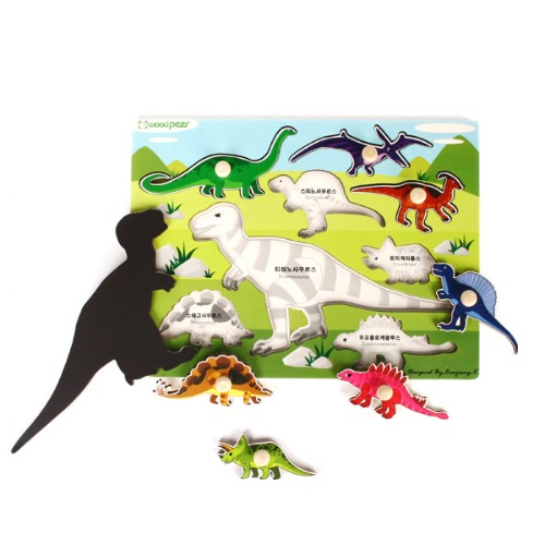 손잡이 퍼즐-공룡